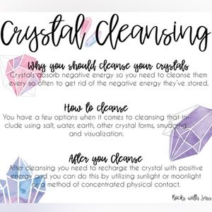 All About Crystal Cleansing ✨